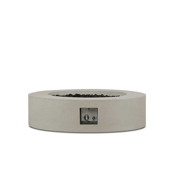 Aspen Round Fire Table - Flint