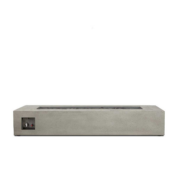 Aspen 72" Rectangular Fire Table - Flint