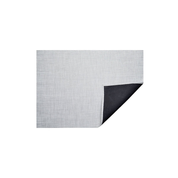 Basketweave Rug | White/Silver