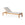 Belvedere Teak Chaise Lounge by Terra Outdoor Living, made from solid premium teak and weather-friendly cushions, features a low-slung silhouette and reclines to 7 positions—including fully flat—for deep comfort and timeless outdoor lounging.