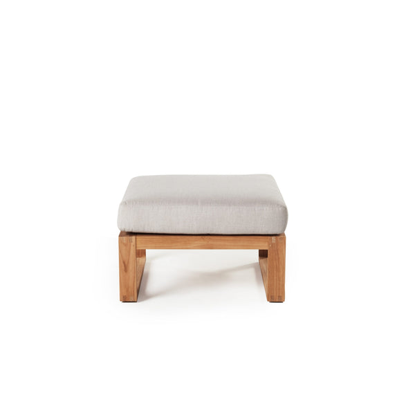 Belvedere Ottoman in Teak