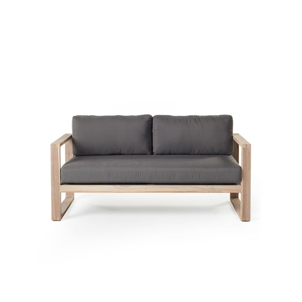 Belvedere Loveseat in Weathered Teak