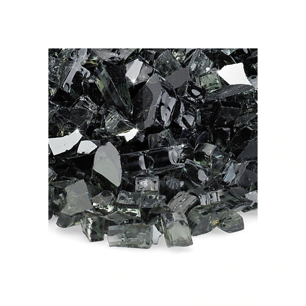 1/4" Black Reflective Fire Glass (10 lbs)