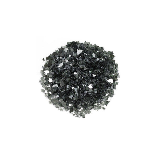 1/4" Black Reflective Fire Glass (10 lbs)