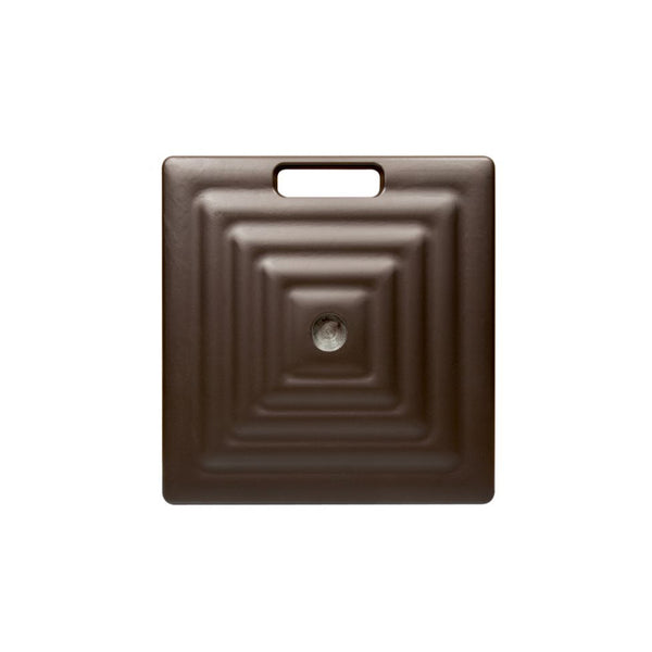 Monaco Square Umbrella Base with Wheels - Bronze