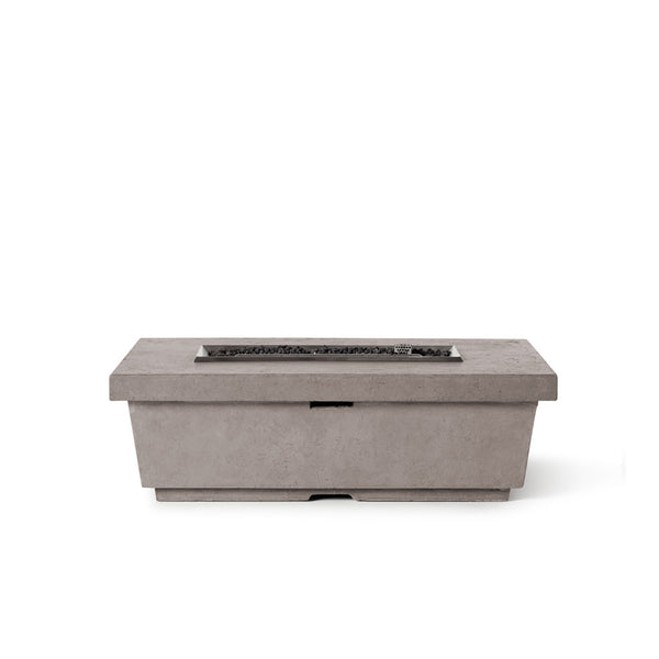 Contempo Rectangular Fire Table in Light Basalt