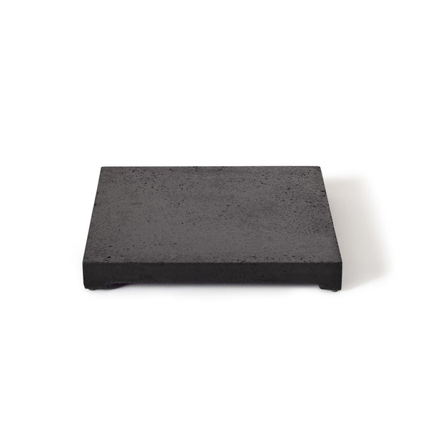 Contempo and Indio Square Fire Table Lid in Black Lava