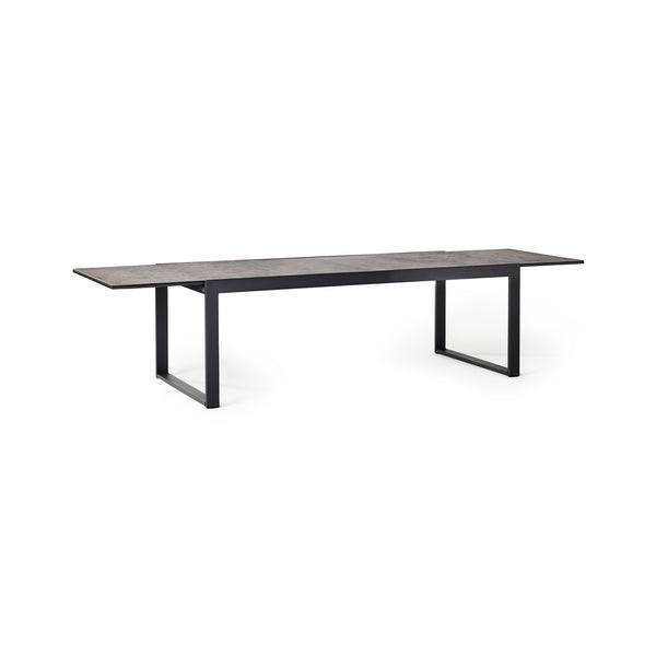 Diablo 87"-130" Extension Dining Table in Charcoal