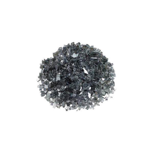 1/4" Grey Reflective Fire Glass (10 lbs)