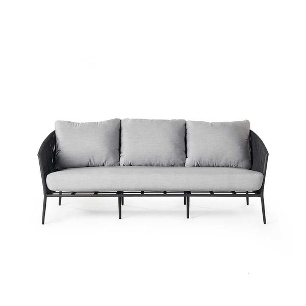 Olema Sofa in Charcoal Aluminum