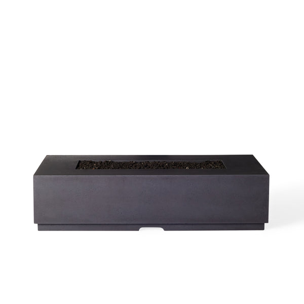 Legend 60" Rectangular Fire Table in Black Lava (Natural Gas)