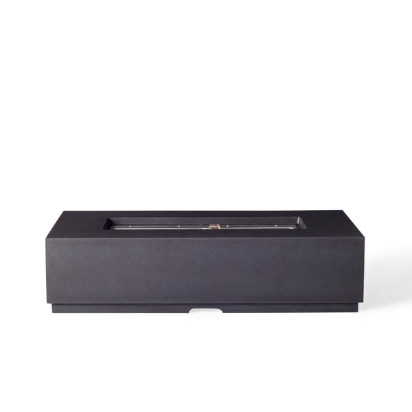 Legend 60" Rectangular Fire Table in Black Lava (Natural Gas)