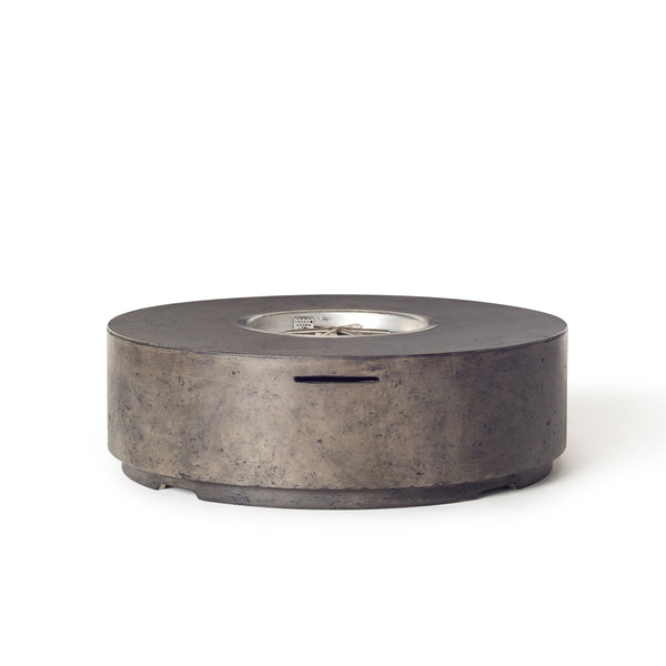 Legend Round Fire Table in Dark Basalt (Natural Gas)