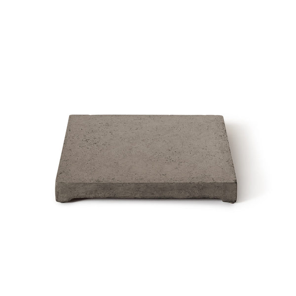 Contempo and Indio Square Fire Table Lid in Light Basalt