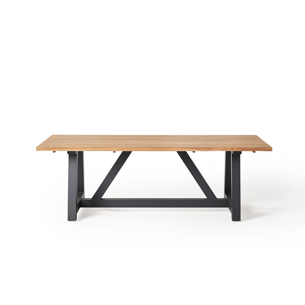 Madera Dining Table with Golden Teak Top