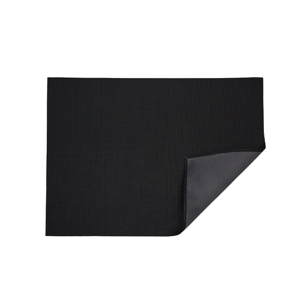 Mini Basketweave Rug | Black