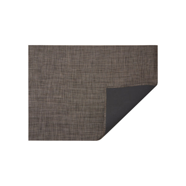 Mini Basketweave Rug | Dark Walnut