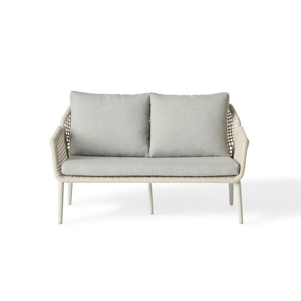 Montecito Loveseat in Dune Aluminum