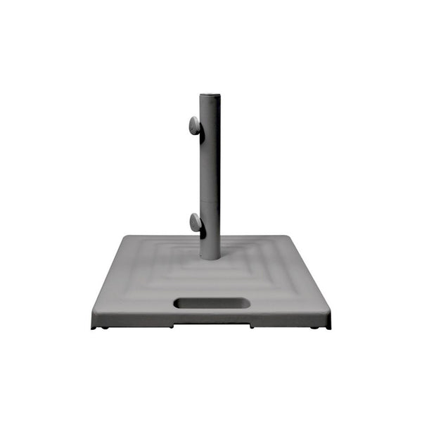 Monaco Square Umbrella Base with Wheels - Platinum