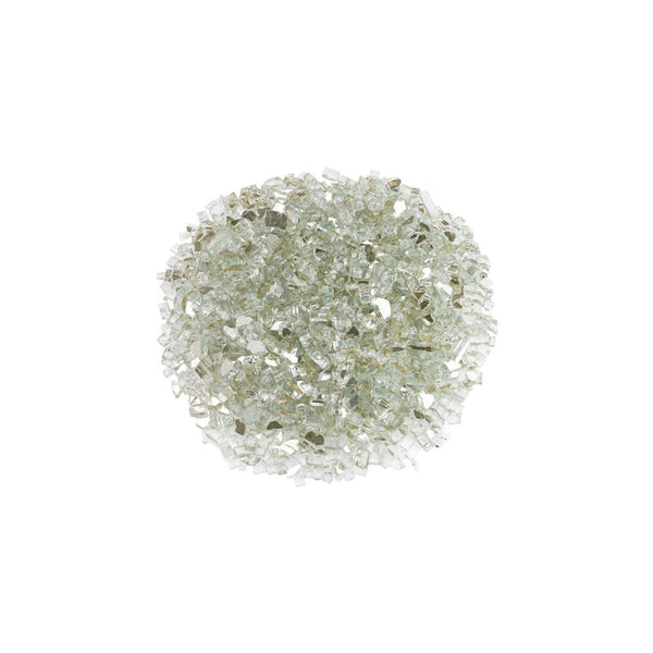 1/4" Platinum Reflective Fire Glass (10 lbs)