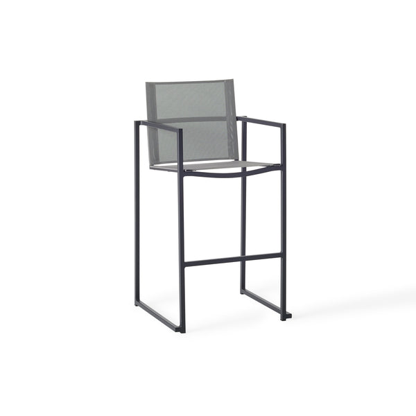 Santa Monica Bar Chair in Charcoal