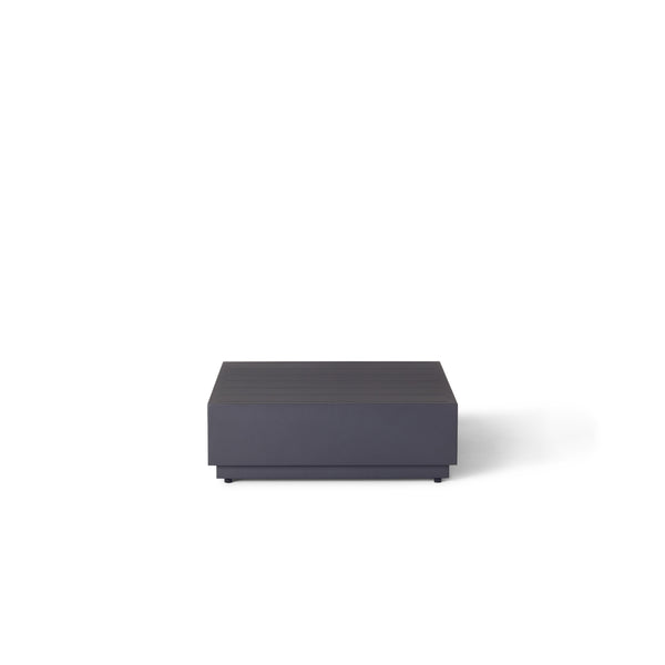 Sonora Side Table in Charcoal Aluminum