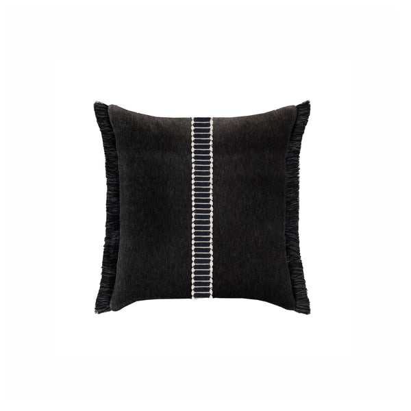 Splendor Charcoal Toss Pillow