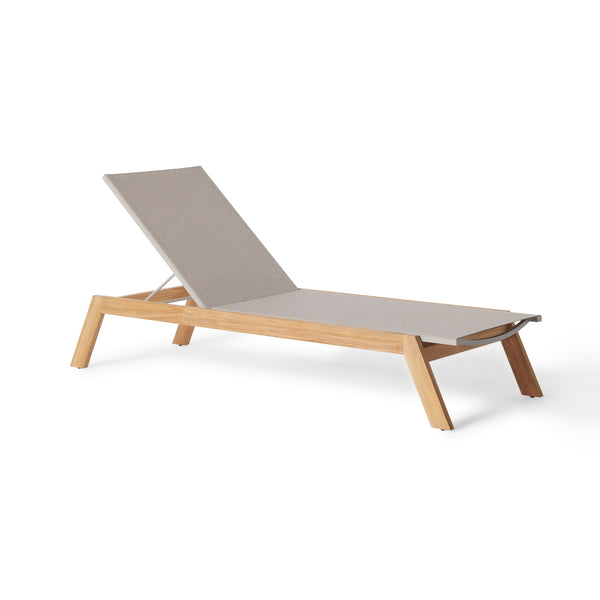 Tiburon Sling Chaise in Teak